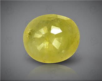 Natural Heated & Treated Yellow Sapphire Certified  5.38 CTS ( 8215/15 )